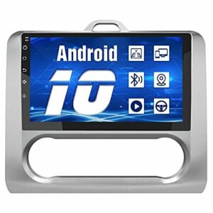 AWESAFE Android 10.0 [2GB+32GB] Radio Pantalla Coche para Ford Focus Mk2 2004-2011 con 9 Pulgadas Pantalla Táctil, con GPS/FM/WiFi/USB/DSP, Apoyo Mandos Volante, Carplay/Android Auto, Aparcamiento