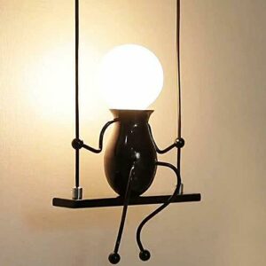 Lámpara de Pared Vintage, E27 Apliques de Pared, Retro Iluminación de pared Metal para Dormitorio, Escalera, Pasillo, Restaurante, Cocina