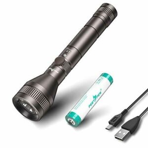 PEETPEN L9 Linterna LED recargable de carga USB, linterna de bolsillo, 4 modos 800 lúmenes, linterna impermeable, para el hogar al aire libre
