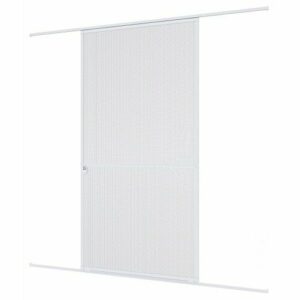 WINDHAGER mosquitera corredera Expert, Marco de Aluminio para Puertas, 120 x 240 cm, Blanco, 03843