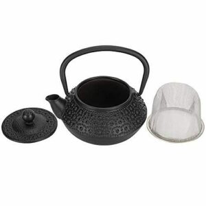Estufa de tetera de 300ml, teteras con infusores para juego de hierro fundido de té suelto