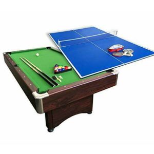 Mesa de Billar Juegos de Billar Pool 7ft Mod. Sirio Carambola y Mesa de Ping Pong 7FT