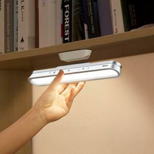 2021 Flexo LED de Escritorio, Baseus Lámparas de Mesa Táctil, Luz lectura de Escritorio Magnético Inalámbrica con Carga de Batería，Iluminación Debajo del Gabinete