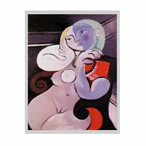 Pintura en lienzo 《pintura cubista de mujer》 por el pintor cubista Picasso, impresiones de póster para la decoración de la pared de la oficina del hogar de la sala de estar 30x42cm sin marco