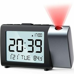Alarm Clock con Temperatura HERMIC Despertador 2 alarmas y 12/24H 