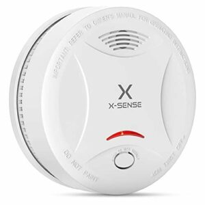 Alarma de Humo X-SENSE SD13, Detector Fotoeléctrico de Humo con Alarma de Incendio Inteligente, 10 Años de Duración de la Batería y Chequeo Automático, EN 14604, Certificación CE