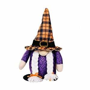 Dasongff Gnome - Muñeca de peluche sin cara para Halloween, decoración de Halloween, para salón, dormitorio, sofá, estudio