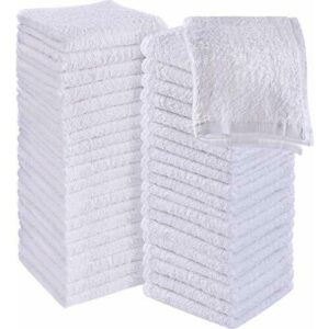 Utopia Towels - para la Cara de algodón, Paños de algodón (30 x 30 cm) (60 Paquetes, Blanco)