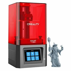 Creality Halot One Impresora 3D de Resina LCD con fotopolimerización UV Impresoras 3D SLA, Fuente de luz Integral, LCD Monocromo 2K de 6 Pulgadas, Wi-Fi Incorporado, impresión más rápida, CL-60