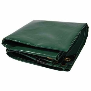nemaxx Lona de protección PLA32 Premium 300 x 200 cm; Verde con Ojales, PVC de 650 g/m², Cubierta, Lona de protección. Impermeable y a Prueba de desgarros, 6m²