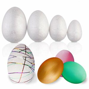 THE TWIDDLERS - 50 Huevos de Pascua para Pintar y Decorar - Manualidades para Pintar con Tamaños Surtidos