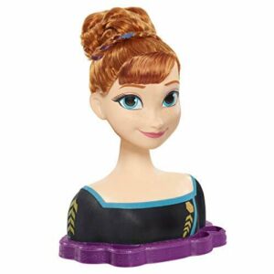 Busto Anna de Frozen Deluxe. Para peinar y maquillar con 18 accesorios incluidos