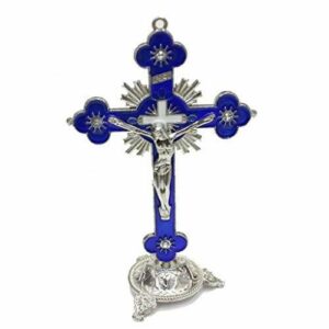 PiniceCore Unisex Jesús Que Lleva Los Artículos Cruz Estatua Religiosa Católico Figuras Y Estatuas Regalos