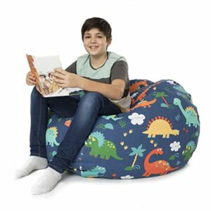 BANBALOO- Bolsa Puff XXL para guardar juguetes de peluche-Saco almacenamiento para cojines y mantas convertible en sillón para niños- Organizador infantil.