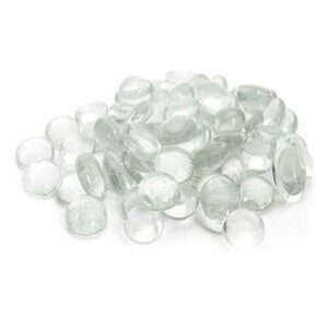 ARSUK Transparente Piedras de Cristal, Piedras de Cristal Decorativas (1 kg, aprox. 200 unidades)