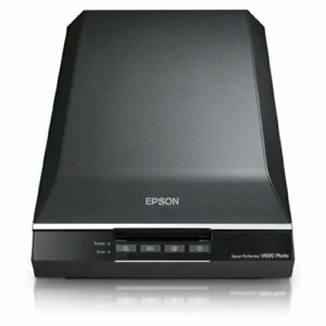 Epson Perfection V600 Photo - Escáner fotográfico doméstico (Digital ICE para película y fotografía, corrección de valor de sonido a través de histograma), color negro