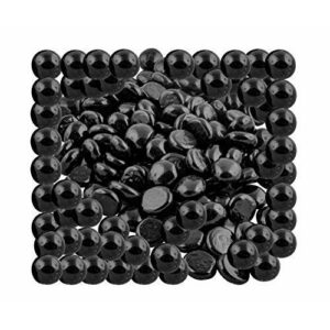 ARSUK Cristal Piedras para Acuario y Decoración Negro Color- 500 gm