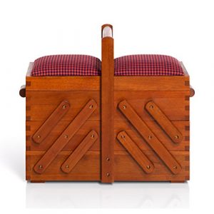 Prym - Costurero de madera, color marrón, talla M