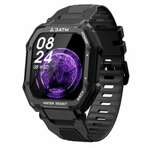 EPILUM Reloj Inteligente Hombre 1.69", Smartwatch con GPS Podómetro, Presión Arterial, Calorías, SpO2, Pulsómetro, 20 Modos Deportivos Reloj Deportivo Impermeable 3ATM, para Android y iOS