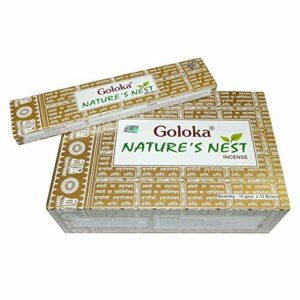 Encens Goloka 12 boîtes Nature's Nest Bâtonnets d'encens indien