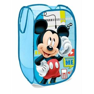 Superdiver Cesta Plegable Infantil de Tela con Asas -Disney Mickey Mouse I Cubos Organizador para Ropa y Juguetes (58x36x36) Cuarto de Niños I Contenedor Habitacion Niñas I Cesto Dormitorio Bebe