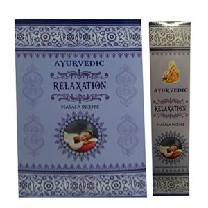 Varillas de incienso Ayurvedic Relaxation pack 12 Masala Incense 144 varillas aroma fragancia ambientador hogar