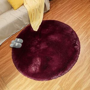 GaoTuo Alfombras Suaves de Terciopelo alfombras Modernas y esponjosas adecuadas para su Uso como alfombras de Dormitorio púrpura,80x160cm Lindas alfombras de Dormitorio peludas 