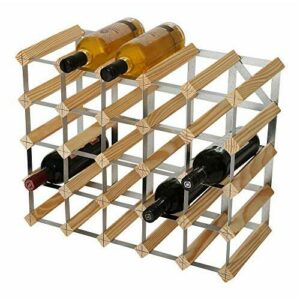 RTA 25 Botellas de Vino Tradicional - Kit de Madera de Pino Natural (FSC), 52.3 x 42.6 x 23.3
