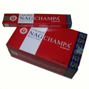 Varillas de incienso Golden Nag Champa 180g aroma fragancia ambientador