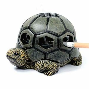 Monsiter Cenicero Cenicero de tortuga creativa Artesanía Decoración