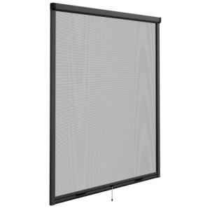 Mosquitera enrollable elite color gris para ventana de 140x140 cm (ancho x alto)