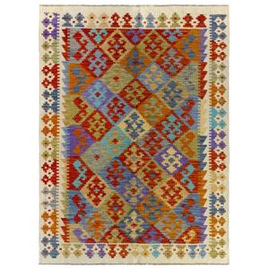 Alfombra lana kilim herat multicolor rectangular 150x200cm