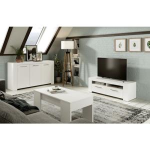 Mueble de tv ambit blanco artik 120x42x41 cm (anchoxaltoxfondo)