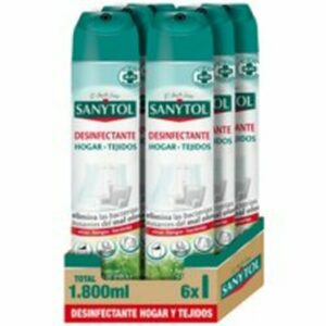 Pack de 6 desinfectantes para hogar y tejido sanytol 300 ml
