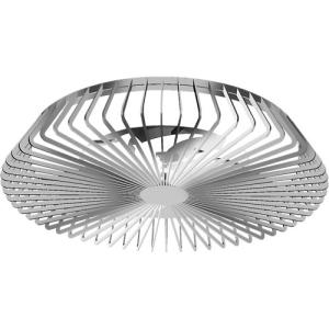 Ventilador de techo con luz motor dc himalaya plata 63 cm