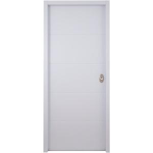 Puerta de entrada acorazada serie v lucerna blanca izquierda de 89x206 cm
