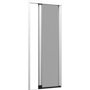 Mosquitera enrollable lateral blanca para puerta de 140x240 cm (ancho x alto)