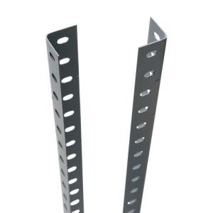 Perfil para estantería metálica de acero 35x35mm y de 250 cm de alto