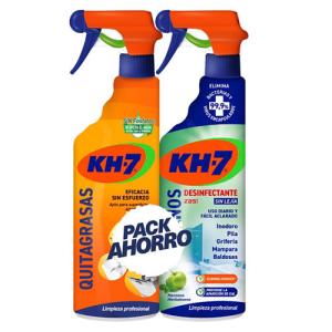 Pack limpiadores kh7 quitagrasas y baños desinfectantes 0,75l