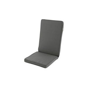 Cojín de silla alta de exterior reciclado antracita 120x49 cm