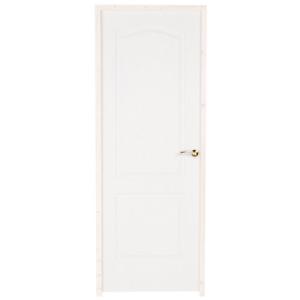 Puerta prepintada provenzal blanco de apertura izquierda de 72.5 cm