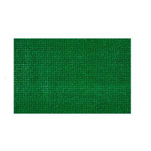 Felpudo verde de 100 % polietileno 40.0 x70.0 cm