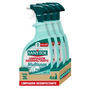 Pack de 4 limpiadores multiusos sanytol 750 ml