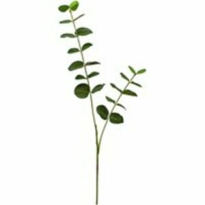 Planta artificial hoja natural en color verde de 65 cm de altura