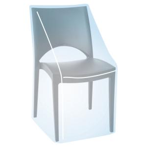 Funda de protección para sillas de poliéster 76x69x91 cm