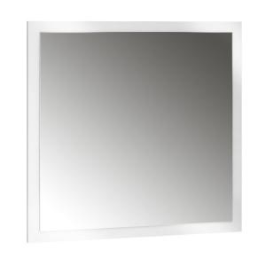 Espejo de baño asimétrico blanco 70 x 70 cm
