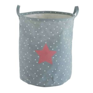 Bolsa de almacenamiento gris con impresión en estrella