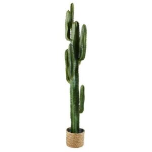 Cactus artificial de exterior en maceta