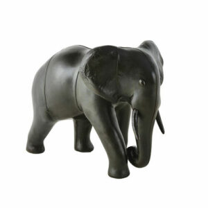 Figura de elefante de piel de oveja marrón Alt.48