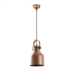 salón lámpara de cobre original fabricada en México Sandia Verde XL – Lámpara colgante retro de cobre forjado a mano 60 cm de diámetro comedor perfecta para la cocina 